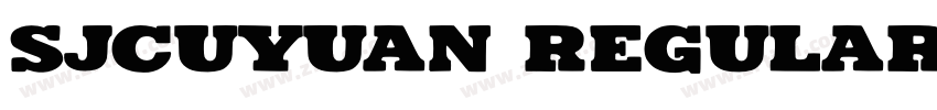 sjcuyuan regular字体转换